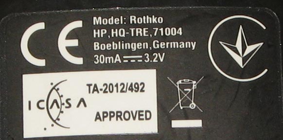 Genuine original hp hq-tre 71004 rothko remote control | ebay.